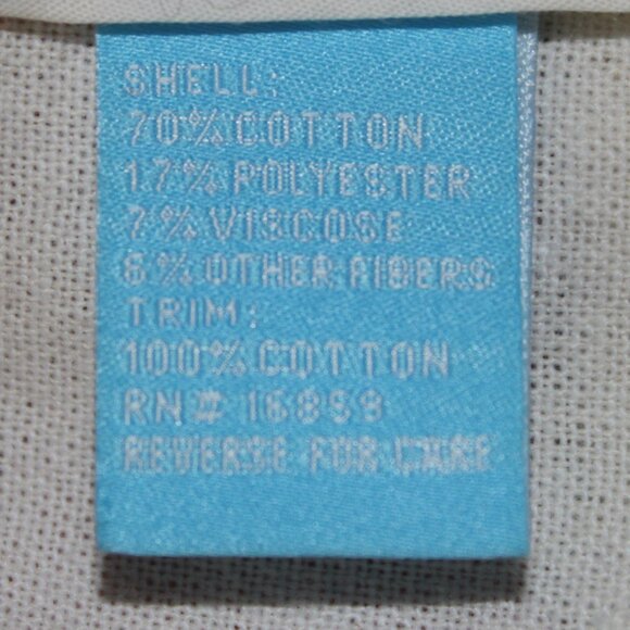 J. McLaughlin Davis Red Blue Cream Mixed Stripe Fringe hem Jacket, Size XS - Picture 8 of 8